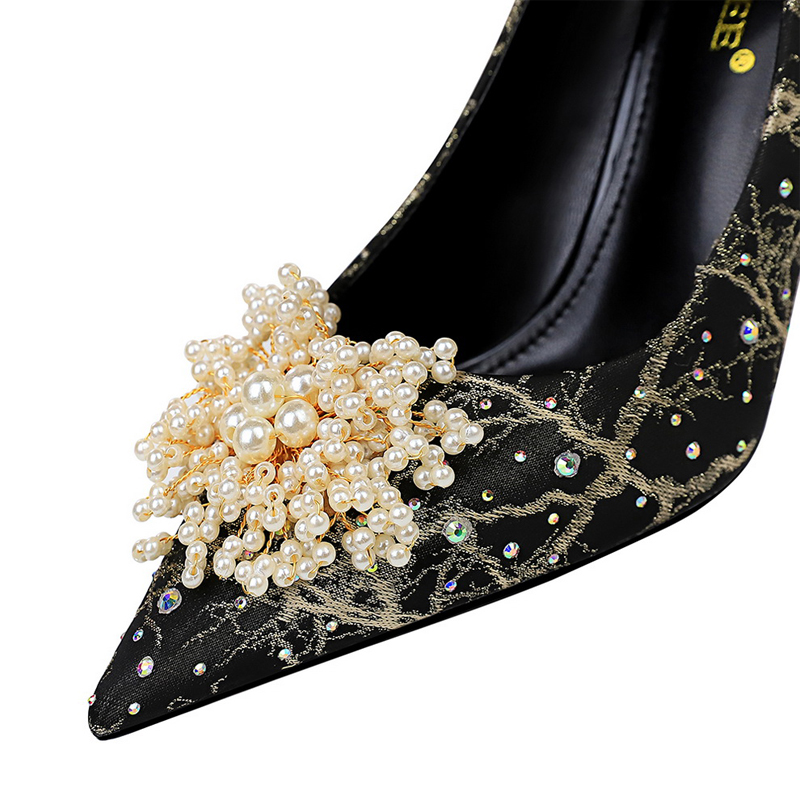 BIGTREE Shoes Pearl Flowers Wo - Shoe Tree 评论和价格