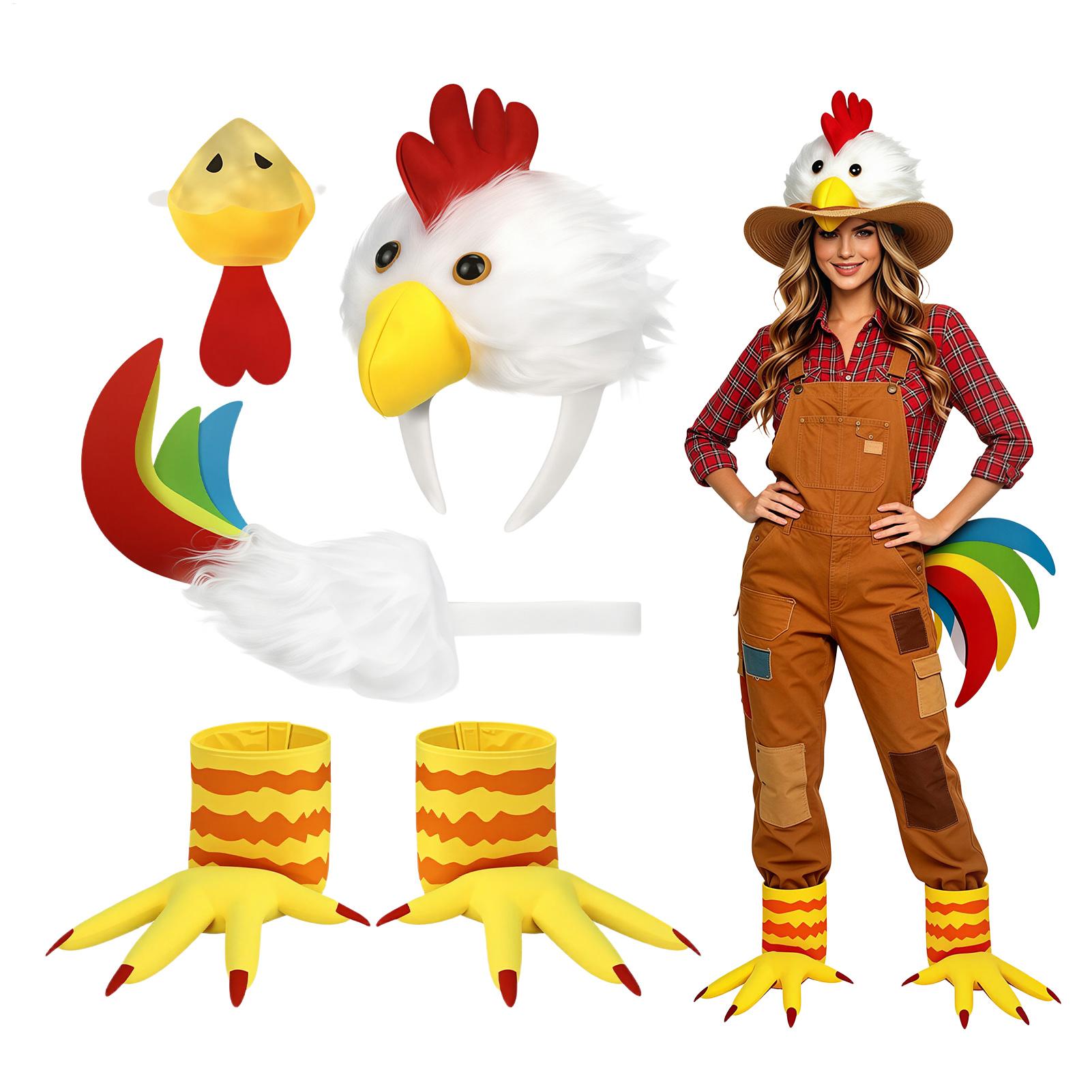 Rooster Chicken Costume Access - Shoe Brush 评论和价格