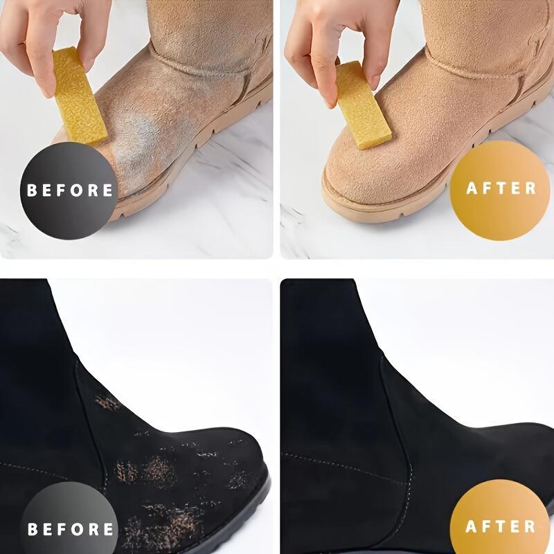 1Pc Suede & Faux Leather Shoe  - Shoe Cleaning Brush 评论和价格