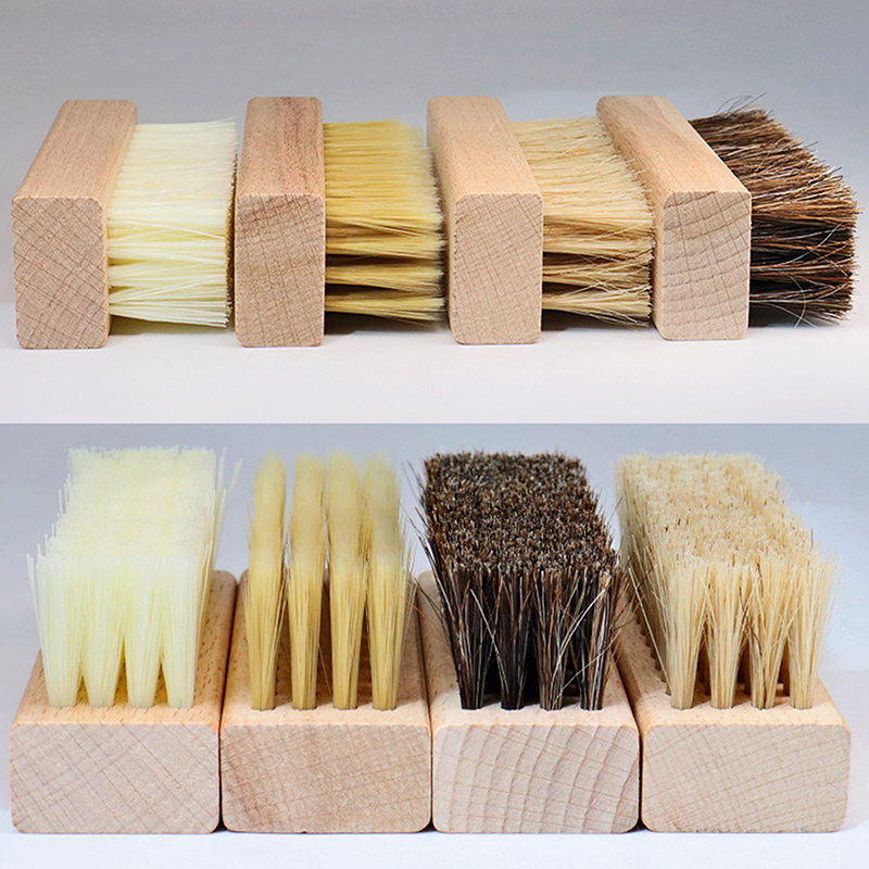 Useful Wood Handle Shoe Brush  - Shoe Cleaning Brush 评论和价格