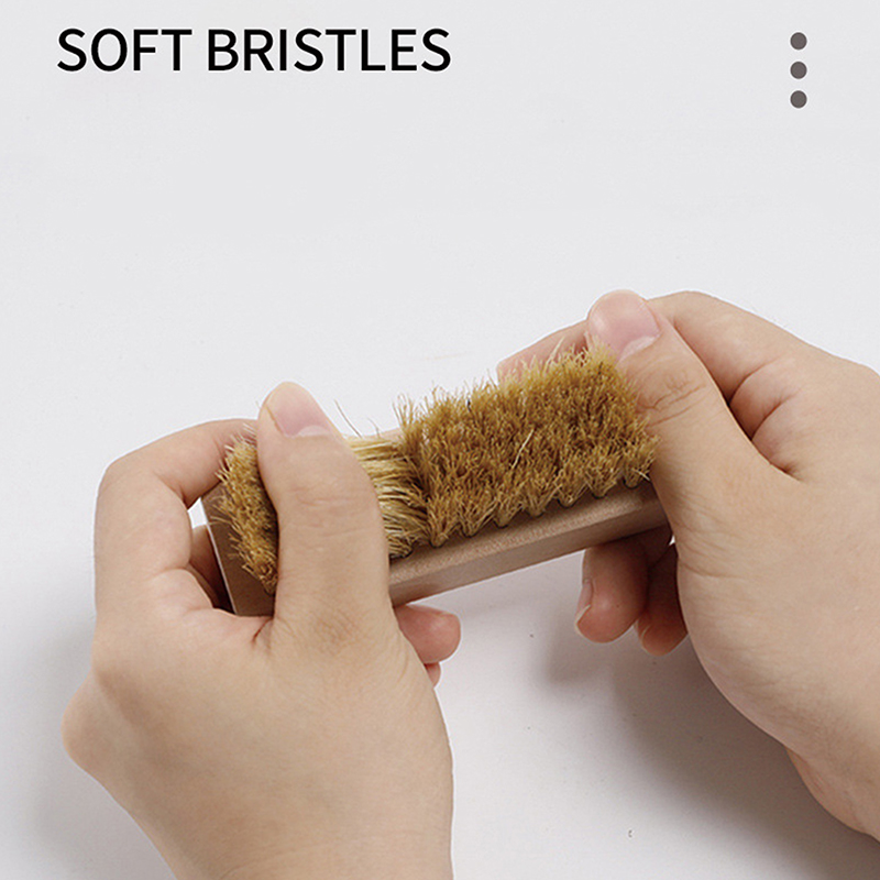 Useful Wood Handle Shoe Brush  - Shoe Cleaning Brush 评论和价格